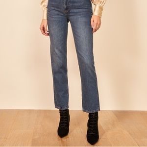 Reformation Cynthia High Relaxed Jean in Tome